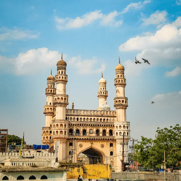 Travel destination with temple route